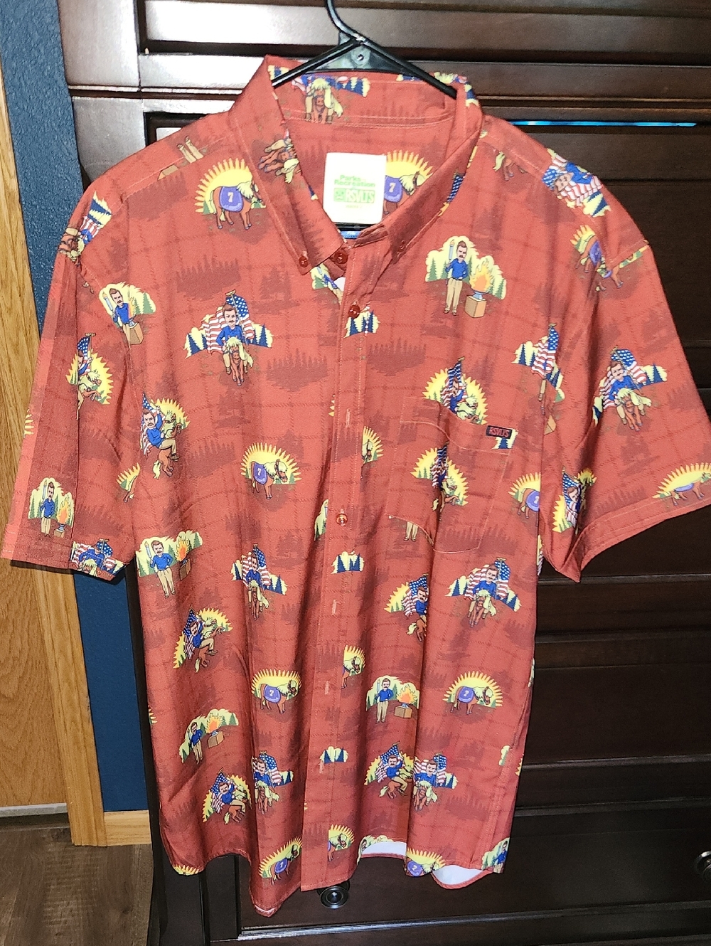 Parks And Rec RSVLTS Men's Short-Sleeve Shirt